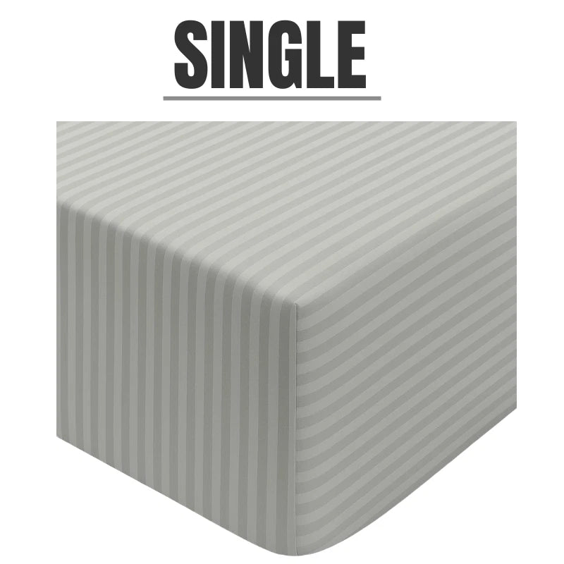 200TC Cotton Fitted Sheet - Available in Deep (30cm) & Extra Deep (40cm)