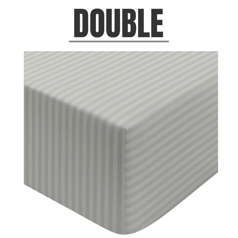 200TC Cotton Fitted Sheet - Available in Deep (30cm) & Extra Deep (40cm)