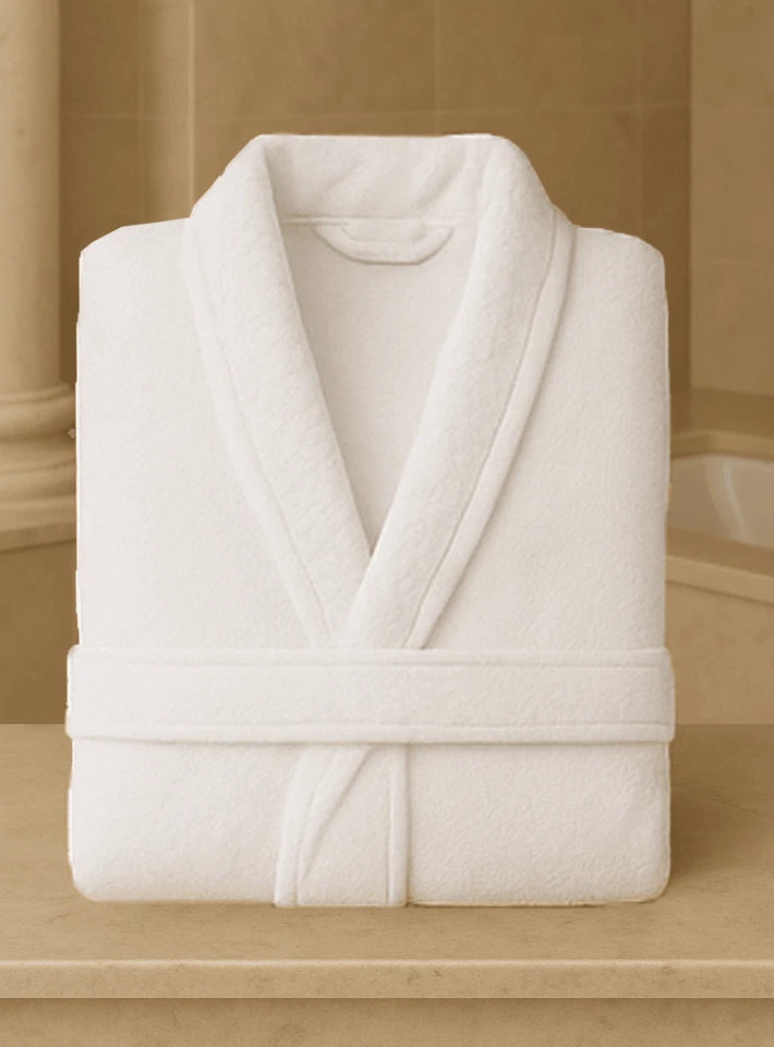 Luxury Hooded Egyptian Cotton Bathrobe - 500GSM