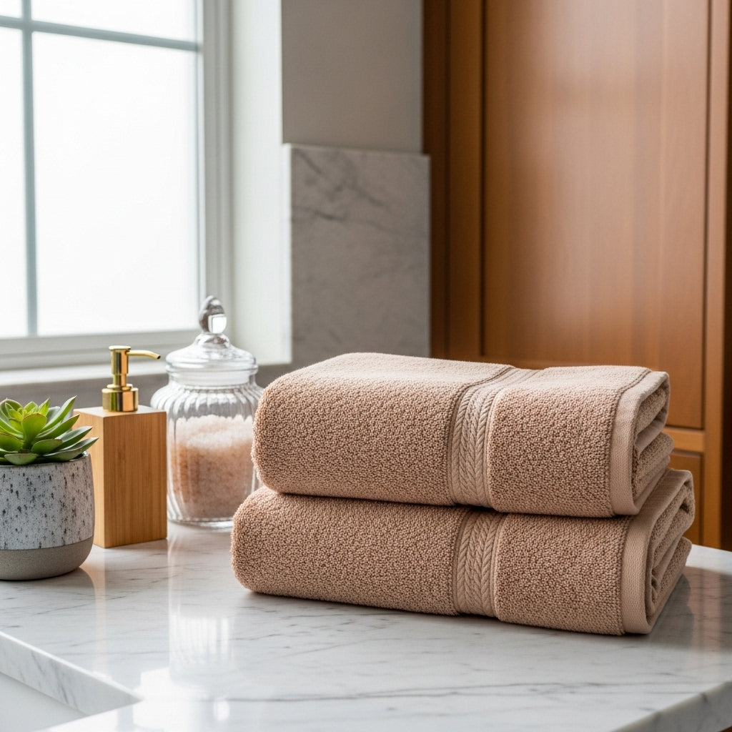 XL Bath Sheet - Pack of 2 (90x180cm) | 500GSM Cotton