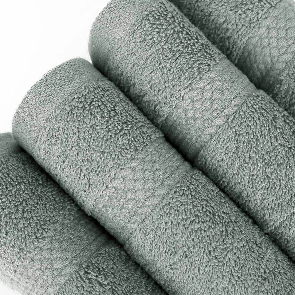 Luxury 500GSM Cotton Face Towels - Soft & Absorbent (Pack of 4)