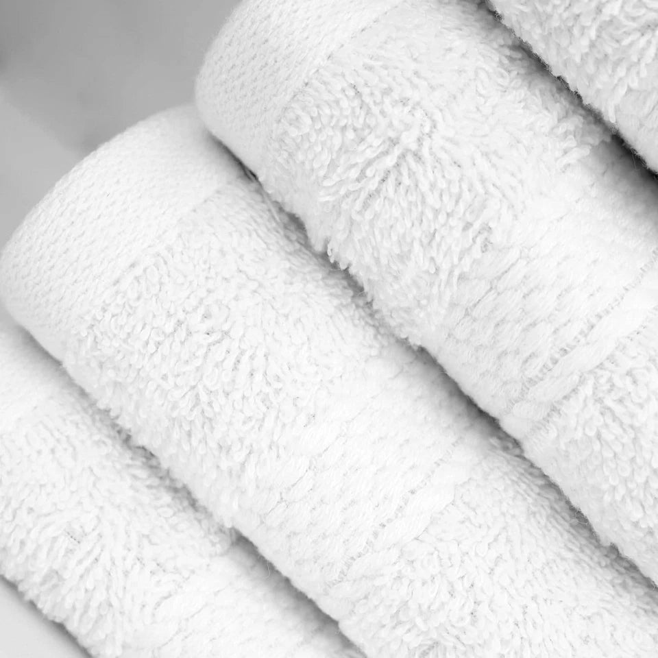 Luxury 500GSM Cotton Face Towels - Soft & Absorbent (Pack of 4)