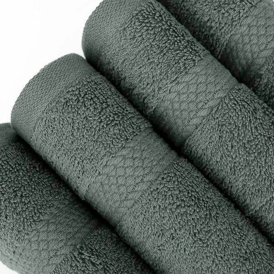 Luxury 500GSM Cotton Face Towels - Soft & Absorbent (Pack of 4)