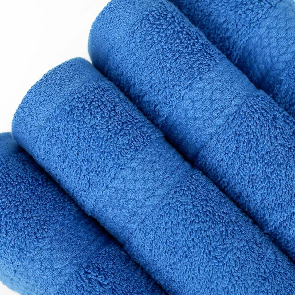 Luxury 500GSM Cotton Face Towels - Soft & Absorbent (Pack of 4)