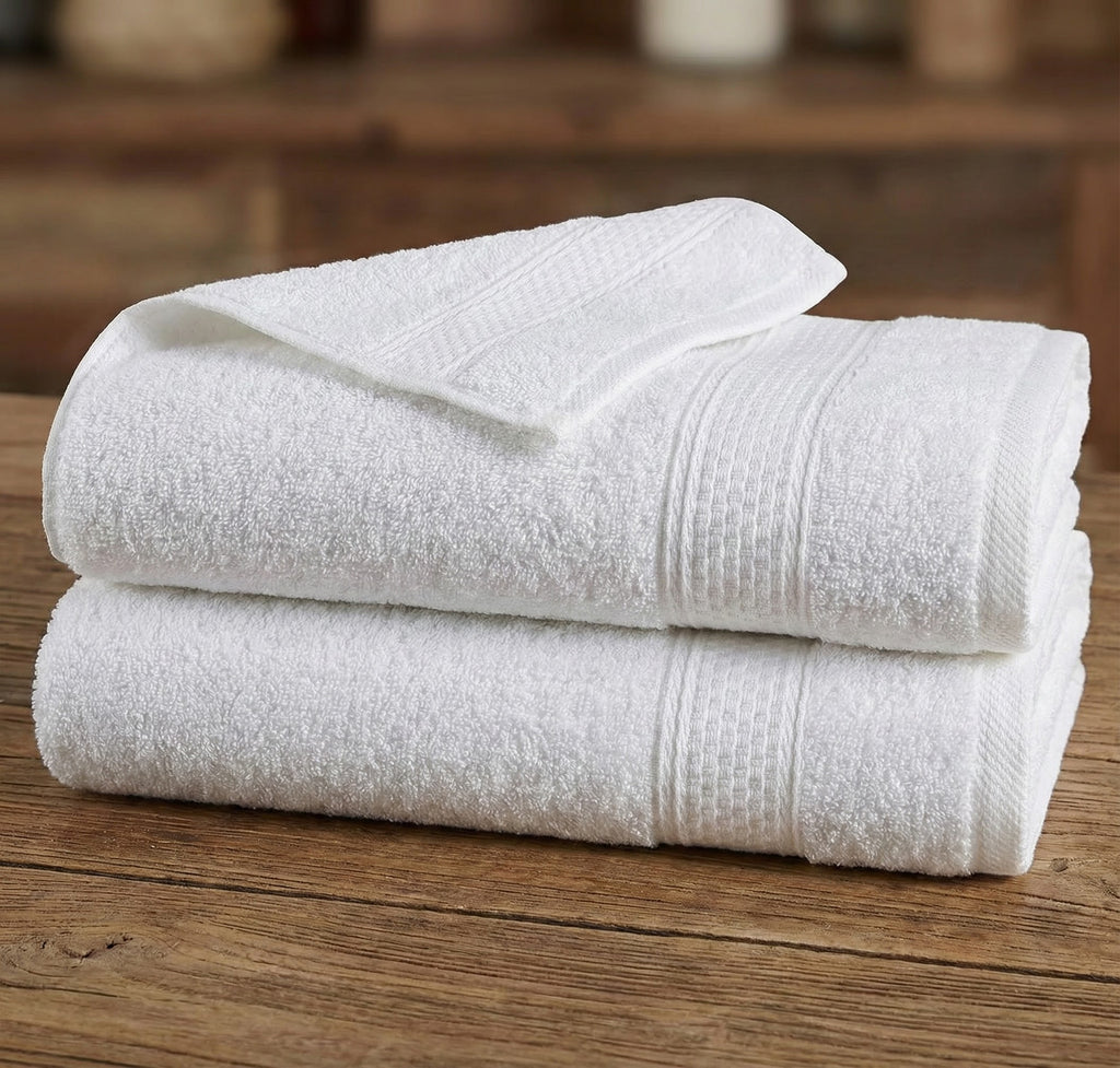 Luxury Cotton Bath Towel - Pack of 2 (500GSM)