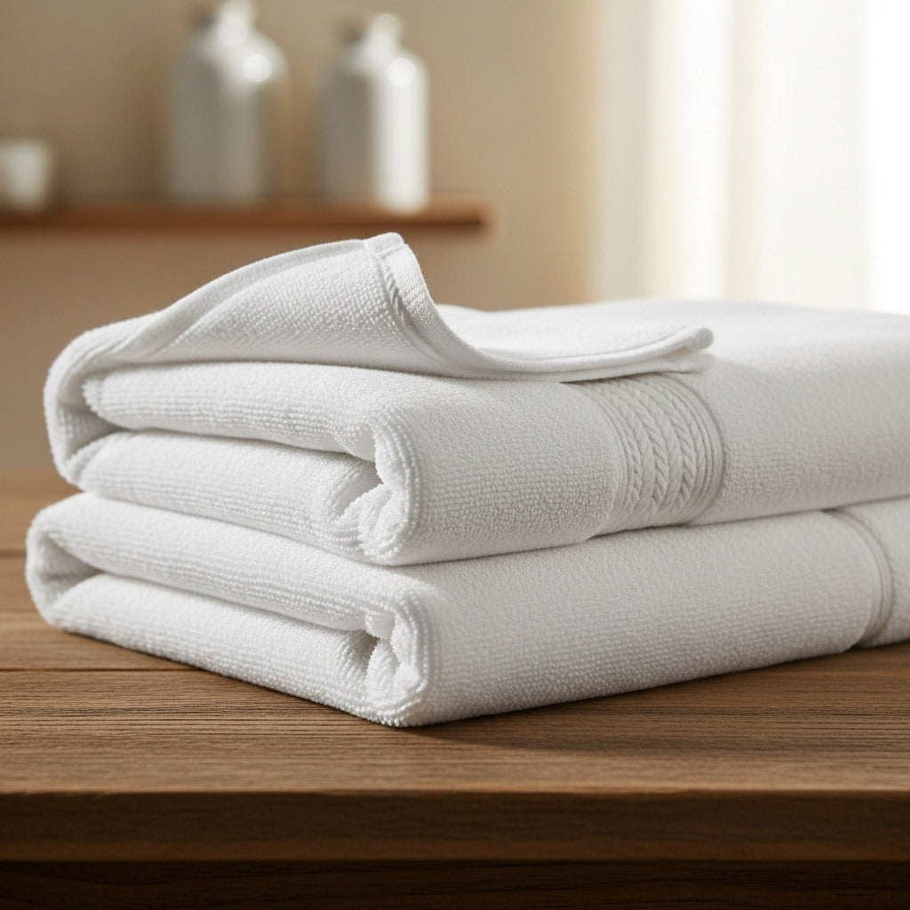 Luxury Cotton Bath Towel - Pack of 2 (500GSM)