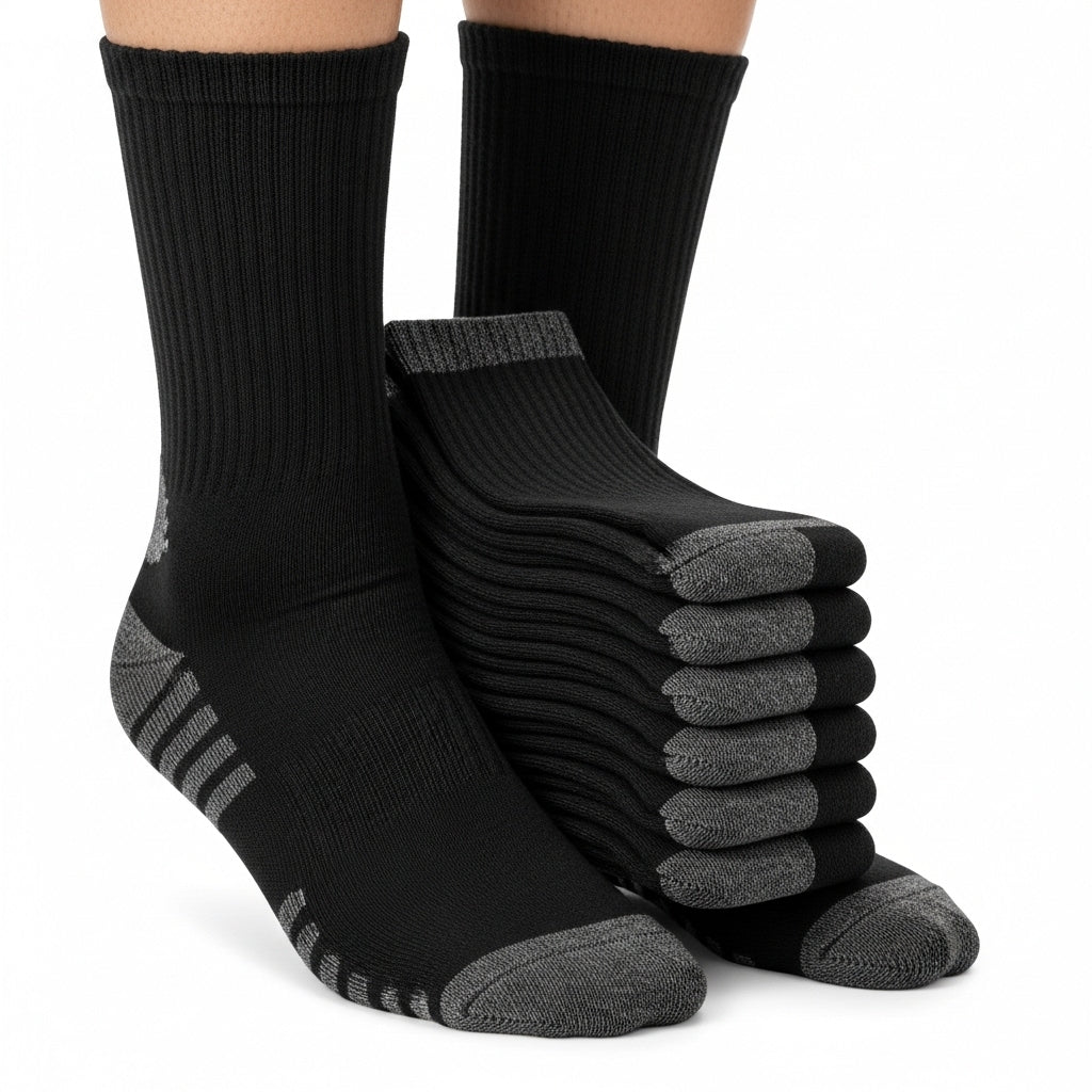 Heavy Duty Work Socks - Pack of 5 (Model 1010)