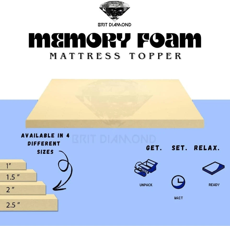 Moses Basket Foam Mattress - Breathable & Soft (Available in 3 Sizes)